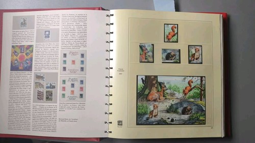 Album safe timbres france - timbres, 2001
